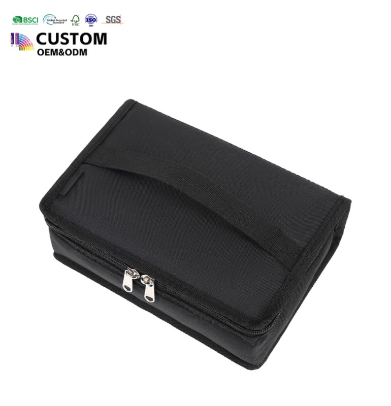 Small Flat Cooler Bags Mini Lunch Bags with Letter Pattern for Food