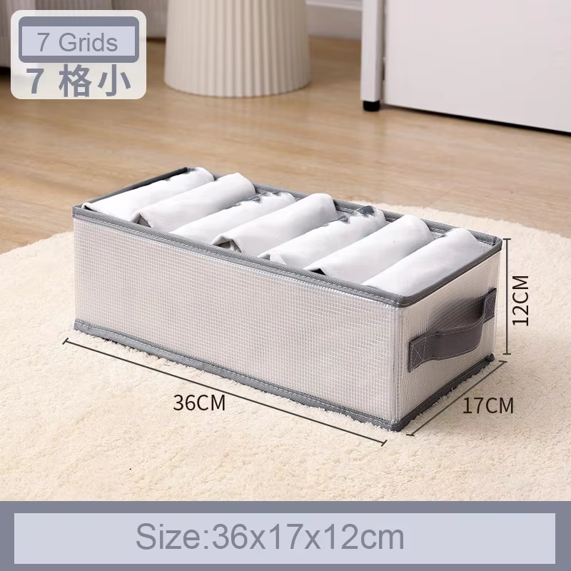 Stackable Closet Organizer Drawer With Dividers Clothes Storage Box
