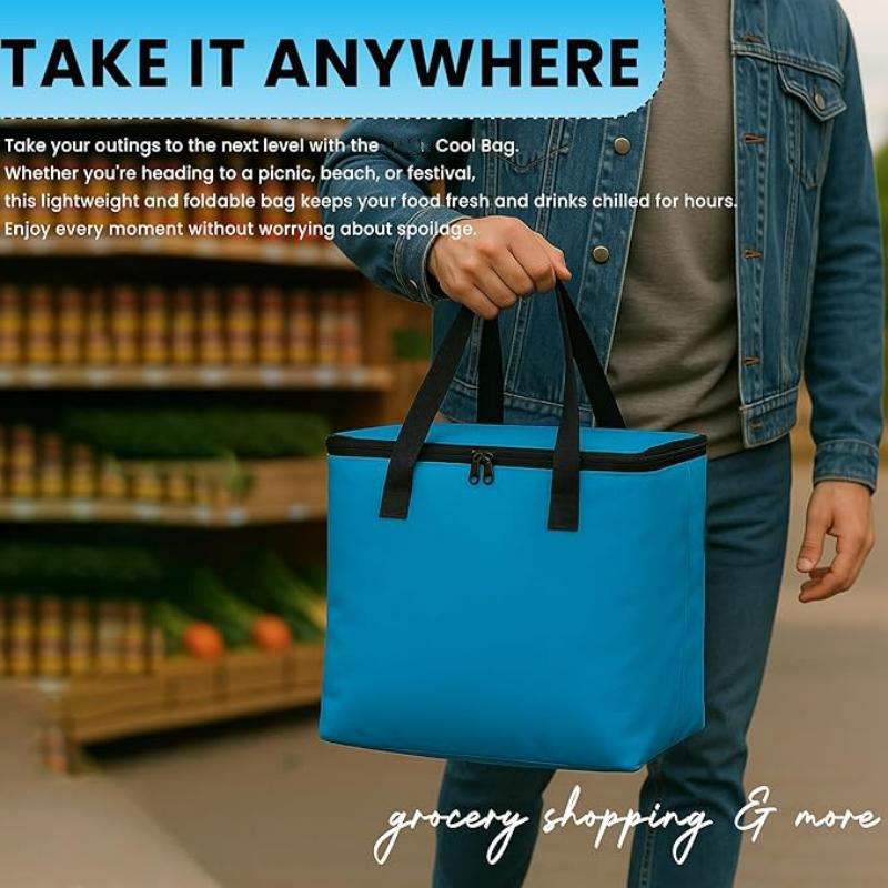 Custom RPET Picnic Lunch Food Insulated Cooler Bag Handbags