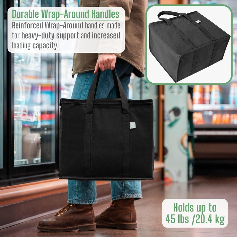 Cooler Bags, Insulation Bag for Food Delivery with zipper