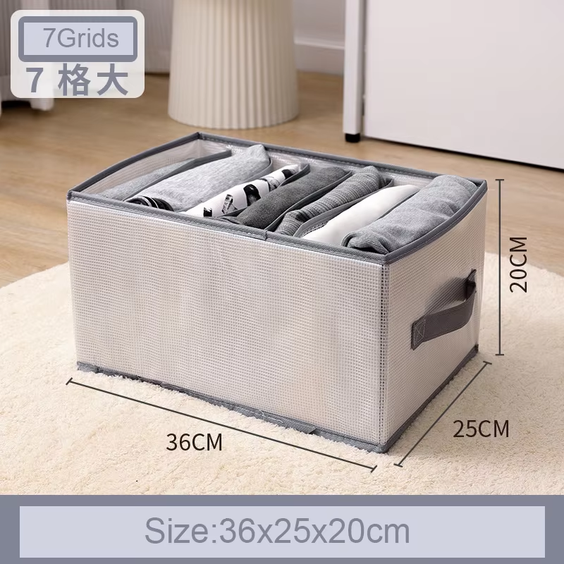 Stackable Closet Organizer Drawer With Dividers Clothes Storage Box