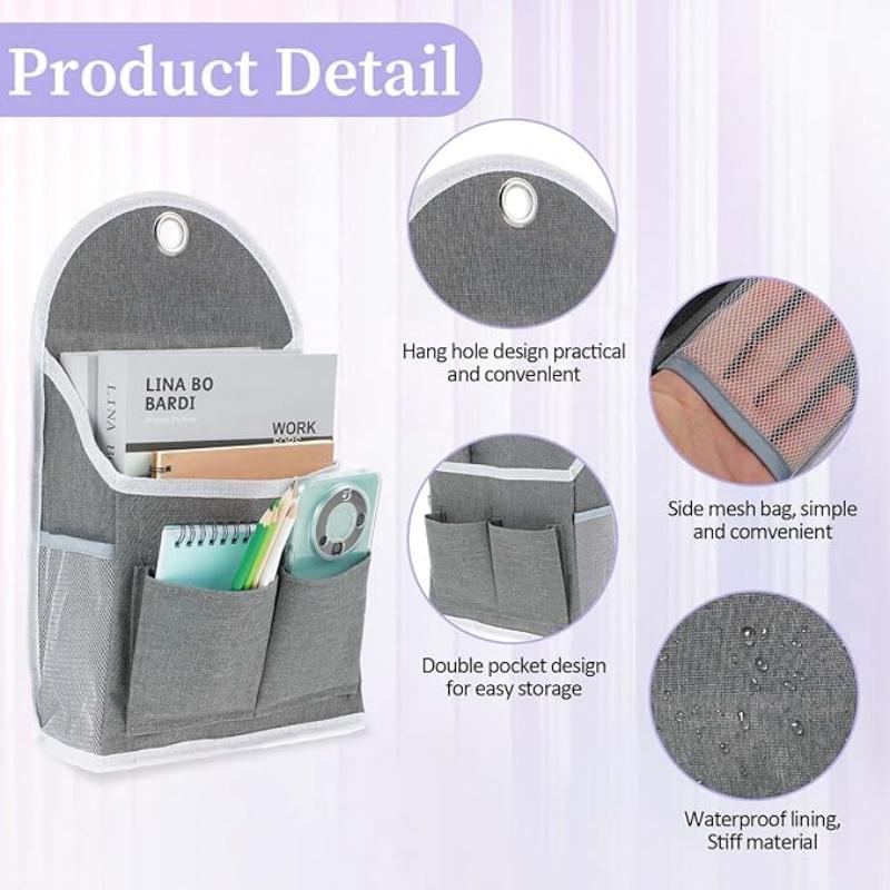 Fabric Storage Bag Door Wall Hanging Organizer with Pockets