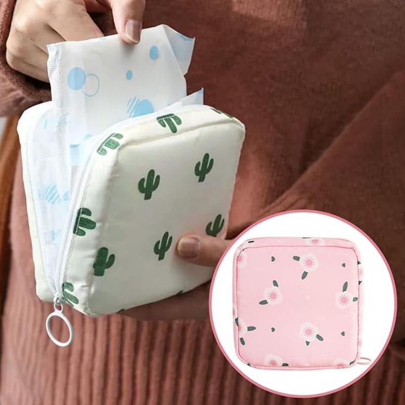 Sanitary Pad Pouch Small Tissue Cosmetic Lipsticks Storage Bag