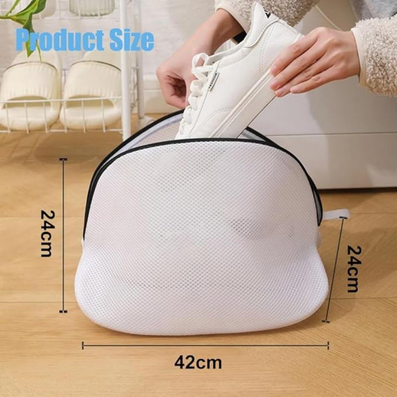 Reusable Laundry Bag Shoe Washing Machine Bag with Zipper