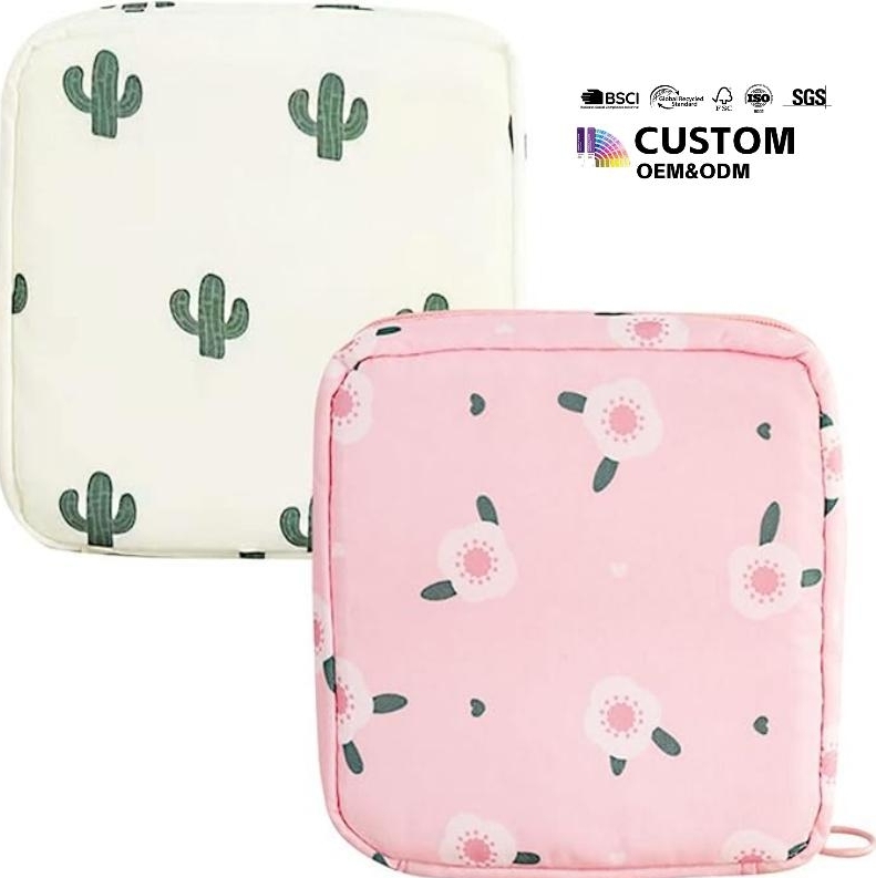 Sanitary Pad Pouch Small Tissue Cosmetic Lipsticks Storage Bag