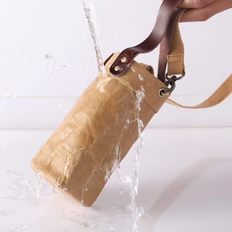 Tyvek Water Bottle Holder Kraft Waterproof Paper Water Bottle Holder