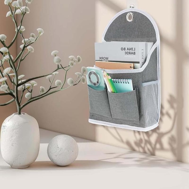 Fabric Storage Bag Door Wall Hanging Organizer with Pockets