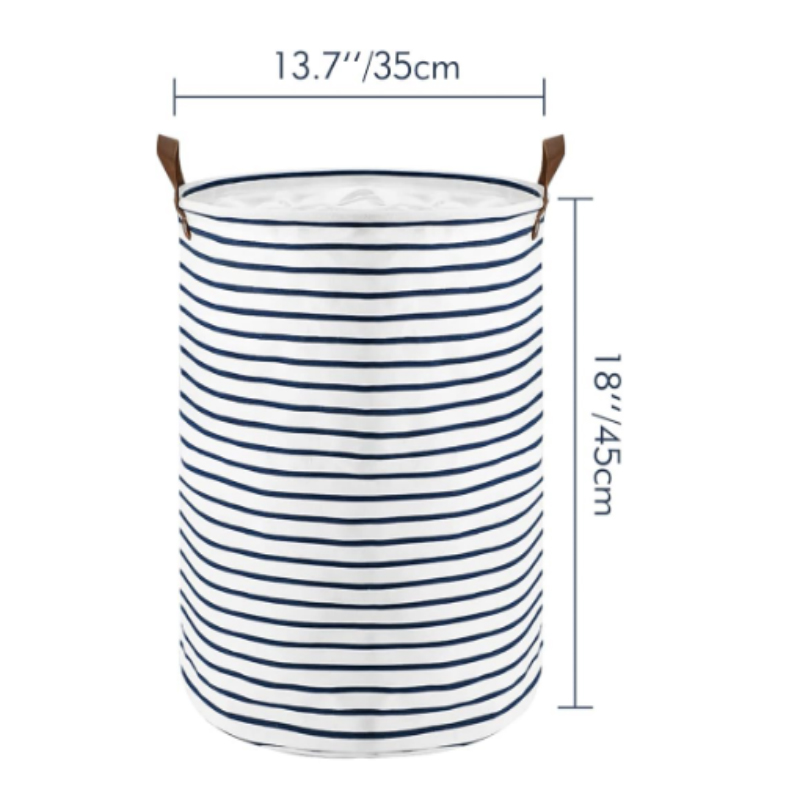 Foldable Fabric Dirty Clothes Organizer Laundry Basket with Lid