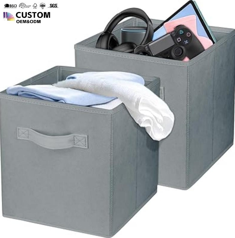 Reinforced-Handle Storage Cubes