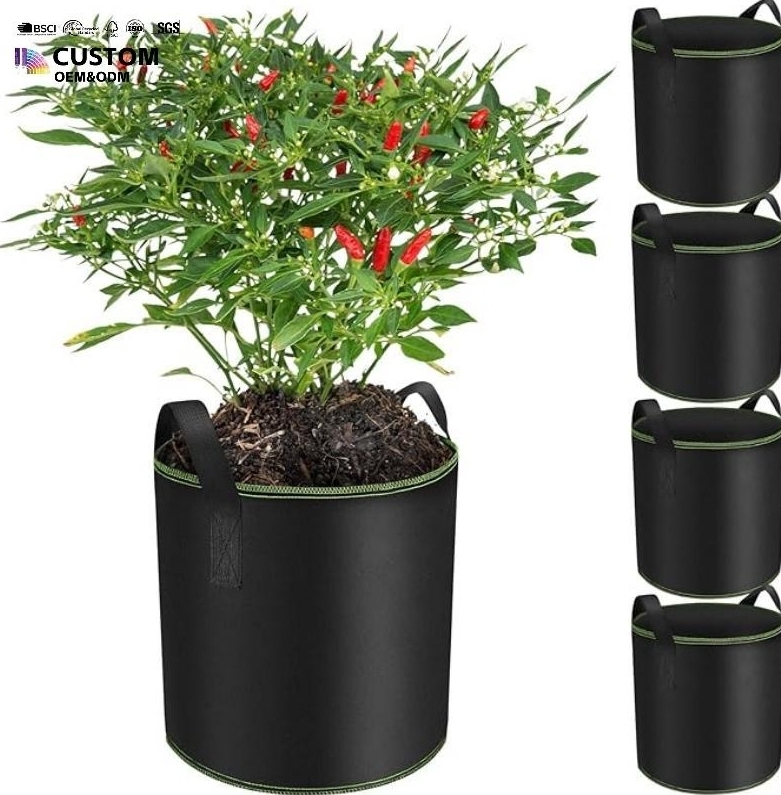 5 Gallon Home Nursery Garden Root Grow Pots Plant Bag Potato Grow Bag