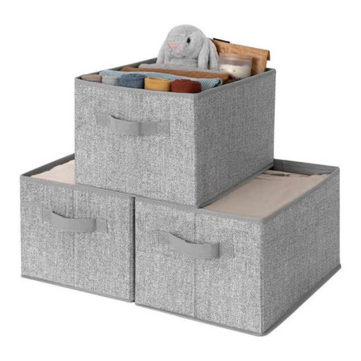 OEM Foldable Drawer Organizer – Collapsible Storage Bin with Handles & Label